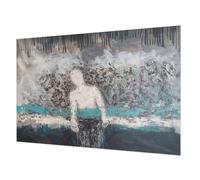 Tulup Décor Mural Intissé 104x70 cm pour Chambre à Coucher et Salon Décoration Intérieure Pose Murale Colle Incluse Impression de Haute Qualité Facile à Nettoyer - Monde mystérieux