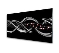Tulup Impression sur Verre Trempé 100x50cm - Plastique Imprimés Tableau Mural Moderne Décoration Déco Design 4 Crochets - Art Abstrait