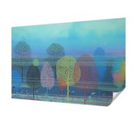 Tulup Papier Peint Adhésif 104x70 cm Pose Murale Résistante aux Taches Moderne Haute Qualité pour Chambre à Coucher et Salon Décoration Intérieure - Harmonie colorée