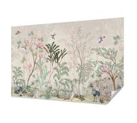 Tulup Papier Peint Autocollant Mur 104x70 cm Moderne Pose Murale Haute Qualité pour Chambre à Coucher et Salon Décoration Intérieure Résistante aux Taches - oasis tropicale