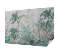 Tulup Papier Peint Autocollant Mur 208x146 cm Panoramique Pose Murale Résistante aux Taches Décoration Intérieure pour Chambre à Coucher et Salon Haute Qualité - oasis exotique