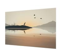 Tulup Papier Peint Décoratif 152x104 cm Colle Incluse Pose Murale Impression de Haute Qualité pour Chambre à Coucher et Salon Décoration Intérieure Facile à Nettoyer - Silence du matin