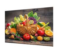 Tulup Papier Peint Décoratif 208x146 cm pour Chambre à Coucher et Salon Décoration Intérieure Pose Murale Colle Incluse Impression de Haute Qualité Facile à Nettoyer - Richesse fruitée