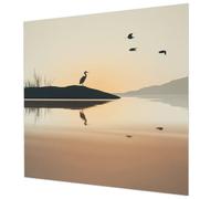 Tulup Papier Peint Décoratif 250x250 cm Colle Incluse Pose Murale Impression de Haute Qualité pour Chambre à Coucher et Salon Décoration Intérieure Facile à Nettoyer - Silence du matin