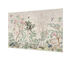 Tulup Papier Peint Intissé 152x104 cm Colle Incluse Pose Murale Impression de Haute Qualité pour Chambre à Coucher et Salon Décoration Intérieure Facile à Nettoyer - oasis tropicale