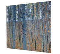 Tulup Papier Peint Intissé 250x250 cm pour Chambre à Coucher et Salon Décoration Intérieure Pose Murale Colle Incluse Impression de Haute Qualité Facile à Nettoyer - forêt de bouleaux