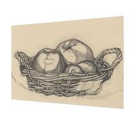 Tulup Papier Peint Intissé 312x219 cm Décoration Intérieure pour Chambre à Coucher et Salon Colle Incluse Impression de Haute Qualité Facile à Nettoyer Pose Murale - corbeille de fruits