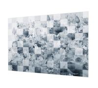 Tulup Papier Peint Intissé 312x219 cm Impression de Haute Qualité Facile à Nettoyer Décoration Intérieure Colle Incluse Pose Murale pour Chambre à Coucher et Salon - fleurs de lotus