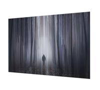 Tulup Papier Peint Intissé 312x219 cm Impression de Haute Qualité Facile à Nettoyer Pose Murale pour Chambre à Coucher et Salon Décoration Intérieure Colle Incluse - Le silence de la forêt