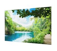 Tulup Papier Peint Intissé avec Motif 208x146 cm Décoration Intérieure pour Chambre à Coucher et Salon Colle Incluse Impression de Haute Qualité Facile à Nettoyer Pose Murale - oasis naturelle