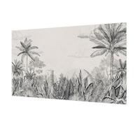 Tulup Papier Peint Intissé avec Motif 416x254 cm pour Chambre à Coucher et Salon Décoration Intérieure Pose Murale Colle Incluse Impression de Haute Qualité Facile à Nettoyer - Paysages tropicaux