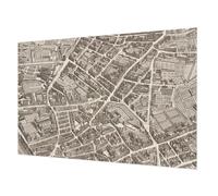 Tulup Papier Peint Mural Intissé 104x70 cm Pose Murale Facile à Nettoyer Colle Incluse Impression de Haute Qualité pour Chambre à Coucher et Salon Décoration Intérieure - Labyrinthe urbain