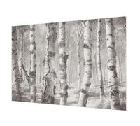 Tulup Papier Peint Mural Intissé 312x219 cm Décoration Intérieure pour Chambre à Coucher et Salon Colle Incluse Impression de Haute Qualité Facile à Nettoyer Pose Murale - forêt de bouleaux