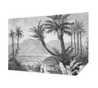 Tulup Papier Peint Photo Autocollant 152x104 cm Pose Murale Résistante aux Taches Moderne Haute Qualité pour Chambre à Coucher et Salon Décoration Intérieure - oasis tropicale