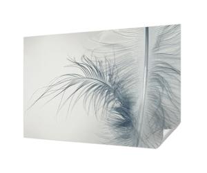 Tulup Revêtement Mural Autocollant 152x104 cm Haute Qualité Résistante aux Taches Décoration Intérieure Moderne Pose Murale pour Chambre à Coucher et Salon - Plume délicate