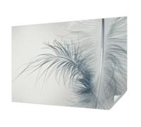 Tulup Revêtement Mural Autocollant 208x146 cm Haute Qualité Résistante aux Taches Décoration Intérieure Panoramique Pose Murale pour Chambre à Coucher et Salon - Plume délicate