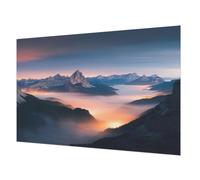 Tulup Tapisserie Intissée 104x70 cm Colle Incluse Pose Murale Impression de Haute Qualité pour Chambre à Coucher et Salon Décoration Intérieure Facile à Nettoyer - Le soleil levant