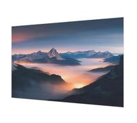 Tulup Tapisserie Intissée 152x104 cm Colle Incluse Pose Murale Impression de Haute Qualité pour Chambre à Coucher et Salon Décoration Intérieure Facile à Nettoyer - Le soleil levant