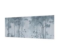 Tulup Tapisserie Intissée 250x104 cm Impression de Haute Qualité Facile à Nettoyer Décoration Intérieure Colle Incluse Pose Murale pour Chambre à Coucher et Salon - Mysticisme de la forêt