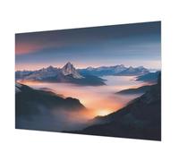 Tulup Tapisserie Intissée 312x219 cm Colle Incluse Pose Murale Impression de Haute Qualité pour Chambre à Coucher et Salon Décoration Intérieure Facile à Nettoyer - Le soleil levant