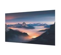 Tulup Tapisserie Intissée 416x254 cm Colle Incluse Pose Murale Impression de Haute Qualité pour Chambre à Coucher et Salon Décoration Intérieure Facile à Nettoyer - Le soleil levant