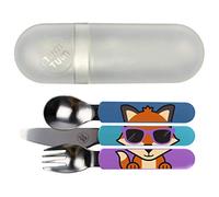 TUM TUM Couverts Enfants de Voyage, Couverts Bébé sans BPA - Felicity le Renard