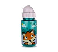 TUM TUM Gourde Enfants, Gourde Enfants avec Paille Tritan, 400 ml, sans BPA -Felicity le Renard