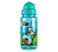 TUM TUM Gourde Enfants, Gourde Enfants avec Paille Tritan, 400 ml (Scruff le Chien)