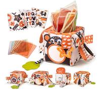 TUMAMA KIDS Jouet bébé 0 3 6 Mois, Mouchoirs Papier Boite, Jeux Sensoriel bébé, Jouet Montessori Bebe 6-12 Mois, Noir, Blanc, Contraste Elevé, Jouets de Dentition, Miroir