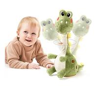 TUMAMA Kids Jouet Bebe, Dinosaure Qui Danse et répète, Peluche Musique Bebe Qui Parle, Jouets interactifs en Peluche, Jeux educatif 1 2 3 an, Cadeau bébé pour Garçons Filles