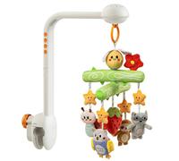 TUMAMA KIDS Mobile Musical lit Bébé, Veilleuse avec Projection de Lumière, Jouet Bebe 0 3 6 9 mois, Télécommande Mobile lit de Bébé Jouet Sensoriel pour Cadeau Née
