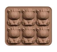 Tumbler Freeze Capybara Silicone Whiskey Tray Six Cavity Nonstick EasyRelease Cute Sculpted Beverage Cooling Sphere Party Gathering Refreshment Home Bar Entertainment Chill Craft SetUp