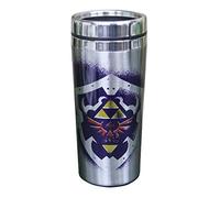 Tumbler Métal Legend of Zelda - Officiel, Mug de Voyage en Acier Inoxydable Double Paroi pour Boissons Chaudes & Froides, Cadeau pour Gamers Zelda 450ml (16 fl oz)