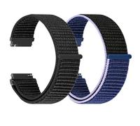 TumCez 18 mm 19 mm 20 mm 22 mm 24 mm Bracelet pour homme femme, réglable en nylon pour Samsung/Garmin/Fossil/Amazfit/Huawei Montre, 24mm, Nylon
