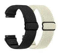 TumCez Bracelet de montre élastique réglable en nylon, 18 mm 19 mm 20 mm 22 mm 24 mm pour Samsung/Garmin/Fossil/Amazfit/Huawei/Xiaomi/Suunto Montre pour homme femme