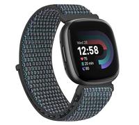 TumCez Bracelet en nylon compatible avec Fitbit Versa 4/Fitbit Versa 3/Fitbit Sense 2/Fitbit Sense Bracelet de rechange réglable pour femme homme, Raisins violets, 6.3in-9.0in (160mm-230mm)
