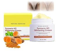 Tumeric-Vc Crème blanchissante, crème éclaircissante pour zone privée, crème éclaircissante pour le visage, le corps, les taches sombres, les taches de vieillesse, anti-âge, anti-rides, 60 g (1 pièce)