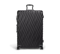 TUMI Caisse d'emballage à 4 roues pour voyage prolongé, Noir texturé, Checked 31-Inch, Caisse d'emballage à 4 roues pour voyage prolongé