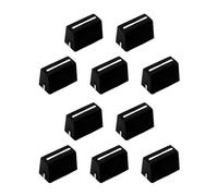 Tuminfar 10 Pièces Boutons de Fader Universels Capuchon de Fader Capuchon de Potentiomètre à Glissière Droite pour Contrôleur DJ Mélangeurs Console, XDJ