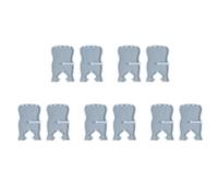 Tuminfar 10 PièCes Support de Livre Moule en Silicone Sculpté Eid RéSine Coran Pliant Support de Livre de PrièRe Musulman Organisateur de Livre ÉTagèRe