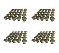 Tuminfar 100 PCS Vintage Porte Tiroir Boutons 30mm Antique Cuisine Armoire Armoire Poignées, pour Commode et Armoire, Vieux Bronze