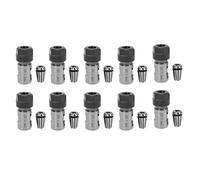 Tuminfar 10X Er11 5mm Arbre de Mandrin de Mandrin Mandrin Tige D'Extension Intérieur Er11 Pince À Ressort pour Cnc Fraiseuse