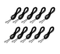 Tuminfar 10X RJ11 6P4C Cable Cordon de Telephone ADSL Modem 2 Metres