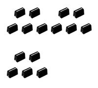 Tuminfar 15 Pièces Boutons de Fader Universels Capuchon de Fader Capuchon de Potentiomètre à Glissière Droite pour Contrôleur DJ Mélangeurs Console, XDJ