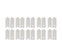 Tuminfar 150 PièCes en Acier Inoxydable Plaque à Picots Plaques à Oeil Crochet de Plafond Plaque à ŒIl de Kayak Coussin de Kayak pour Canoë Kayak, GréEment de Canoë Kayak