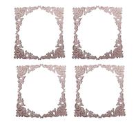 Tuminfar 16Pcs Bois de ChÊNe Bois SculptÉ Coin Onlay Applique Meubles Maison Porte DÉcor DIY