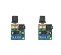 Tuminfar 2 Amplificateur Audio LM386 10 W Mono 3,5 mm DC 3-12 V, Contrôle du Volume, Mini Module AMP, Volume Réglable