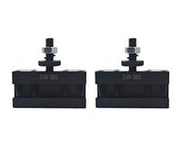 Tuminfar 2 PièCes SéRies 250-201 Porte-Outil une Changement Porte-Outil de Rotation et de Face pour Embouts D'Outil de Coupe de Coupe de Tour