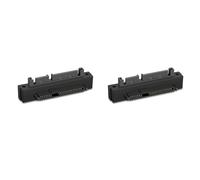 Tuminfar 2 PièCes SFF-8482 SAS vers SATA Mâle 15 Broches TêTe CourbéE Adaptateur d'angle de 90 DegréS Convertisseur pour Câble de Carte MèRe