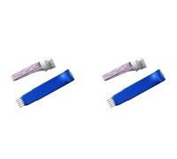 Tuminfar 2 Set 2.54MM 4P STM32 Programmation Module de Sonde Programmation STM8 Pogo Pin XH2.54 Prise Câble Bricolage Test, 2.54MM 5P